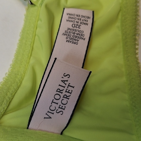 Victoria's Secret DREAM ANGELS Padded Demi Convertible Push Up Bra Yellow 32D - Picture 6 of 10